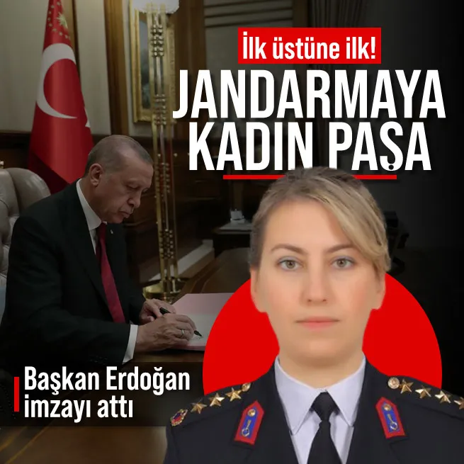 Başkan Erdoğan imzayı attı! Jandarmaya kadın paşa: Gülden Mat Şakir