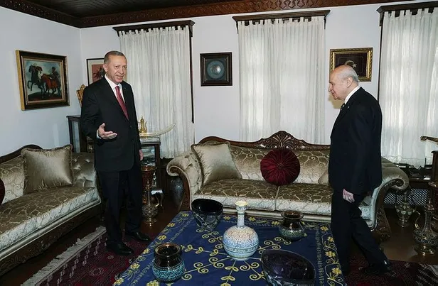 Başkan Erdoğan'dan MHP Genel Başkanı Devlet Bahçeli'ye ziyaret! Masada hangi konular var?-3