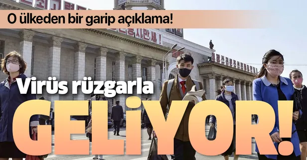 Kuzey Kore'den bir garip koronavirüs açıklaması: Çin'den rüzgarla virüs geliyor!