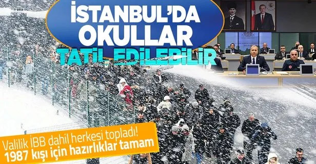 İstanbul kar uyarısı | İstanbul’a 1987 yılı kar yağışı geliyor! İstanbul Valiliği kar tedbirlerini açıkladı