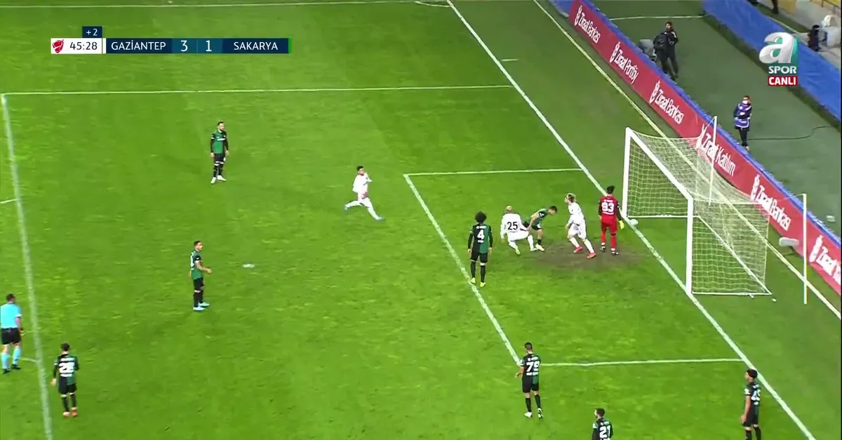 GOL | Gaziantep FK 3-1 Sakaryaspor