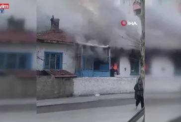 Polatlı'da korkutan yangın