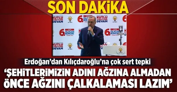 Erdoğandan Kılıçdaroğluna sert tepki