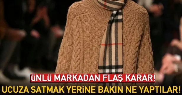 Burberry yaktı!