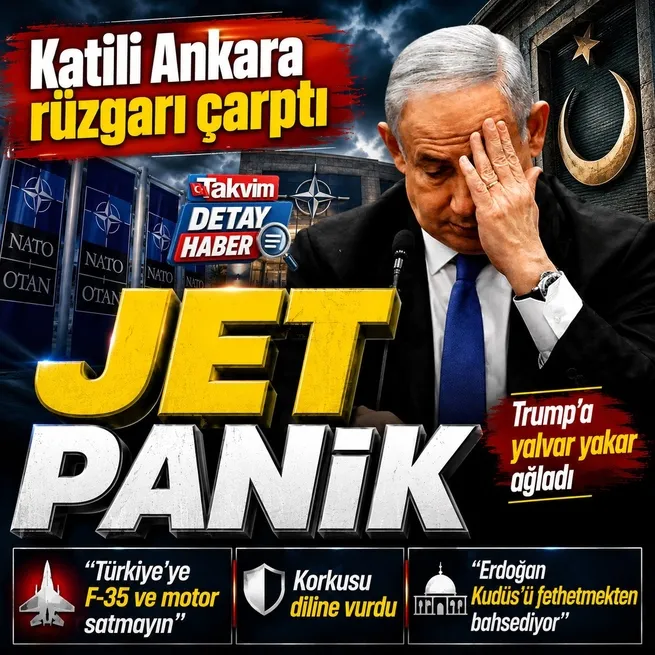 Soykırımcı Netanyahuyu Ankara paniği sardı! Zirve öncesi Trumpa yalvardı: Türkiyeye F-35 ve jet motoru satmayın