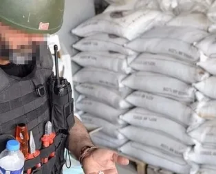 O ilde 157 ton amonyum nitrat ele geçirildi!