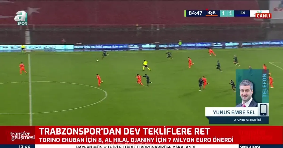 Trabzonspor Ekuban ve Djaniny için gelen dev teklifleri reddetti!