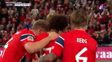 Norveç 1-0 Danimarka GOL: Oscar Bobb
