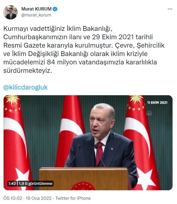 cevre-sehircilik-ve-iklim-degisikligi-bakani-murat-kurumdan-kemal-kilicdarogluna-iklim-bakanligi-gondermesi-1642372395787.jpg Çevre, Şehircilik ve İklim Değişikliği Bakanı Murat Kurum'dan Kemal Kılıçdaroğlu'na 'İklim Bakanlığı kurma' göndermesi!-4
