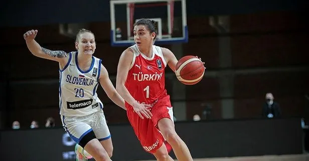 Potanın Perileri, Avrupa Basketbol Şampiyonası Elemeleri’ne galibiyetle başladı! Slovenya 62-78 Türkiye | MAÇ SONUCU