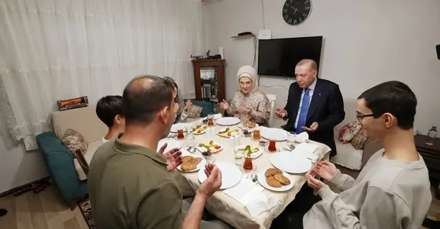 Başkan Erdoğan’dan Kayacık ailesine iftar ziyareti