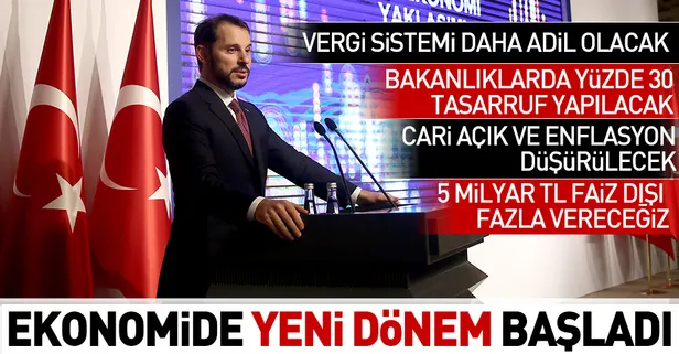 Bakan Berat Albayrak Yeni Ekonomik Modeli açıkladı