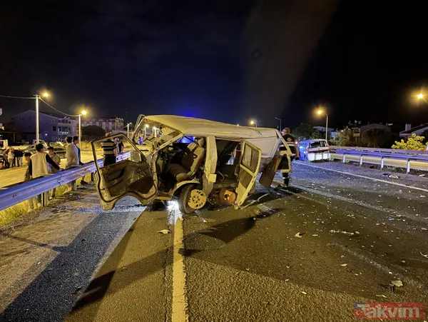 Tekirdağ'ın Marmaraereğlisi ilçesinde zincirleme kaza! 3 araç çarpıştı, 5 yaralı - 3