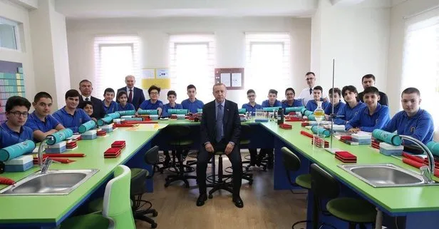Erdoğan öğrencilerin heyecanına ortak olacak!