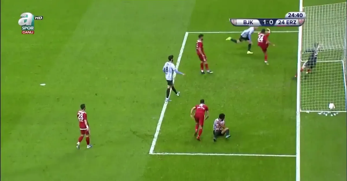 Beşiktaş 3 - 0 Erzincanspor MAÇ ÖZETİ ( Ziraat Türkiye Kupası 5. tur ilk maçı)