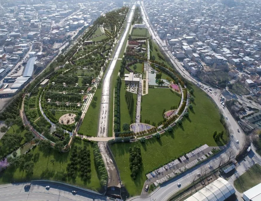 Gökdere yeşile bezeniyor