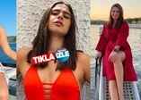 Survivor Ayşe Yüksel derin göğüs dekoltesi ile sosyal medyayı salladı