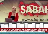 Sabah.com.tr Ocak ayında da zirvede