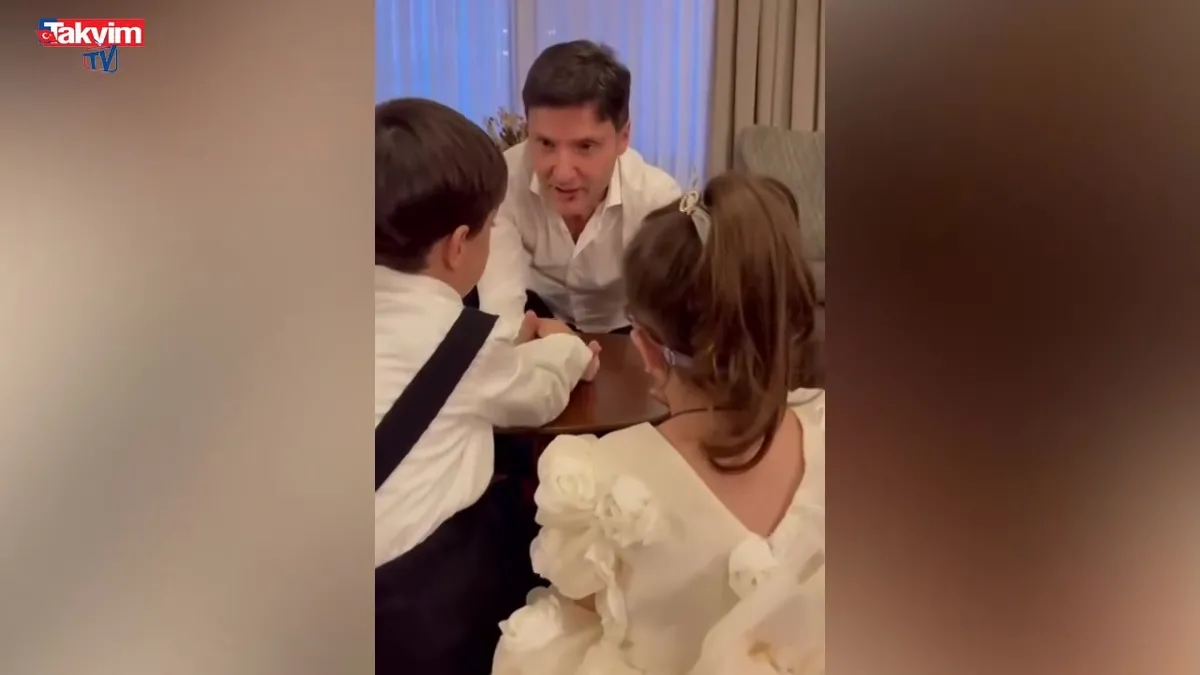 Sinan Özen’in ikizleri 5 yaşına bastı