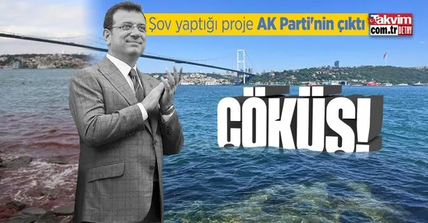 Ekrem İmamoğlu’nun sahiplendiği proje AK Parti’nin çıktı! Boğaz’dan görüntü paylaştı şova girişti