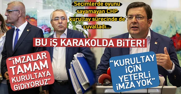 CHP'de imza komedisi sürüyor!