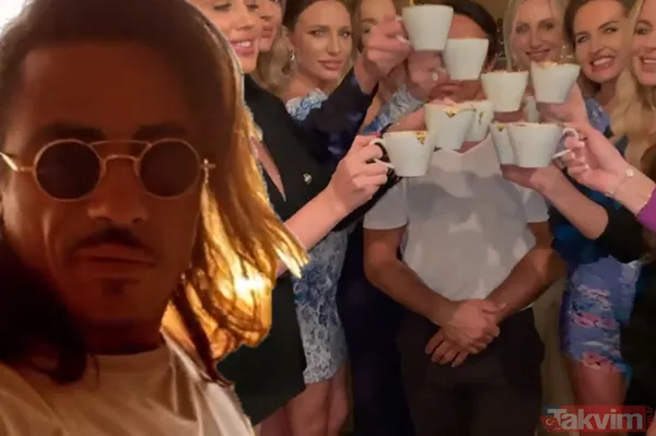 Nusret Gökçe'nin 10 modelle çektiği video olay oldu! Tepki çeken videoya 'Orada korona yok galiba?' yorumu yağdı - 1