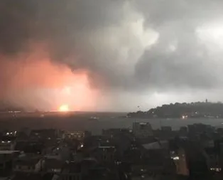 Haydarpaşa Limanı’nda korkutan yangın