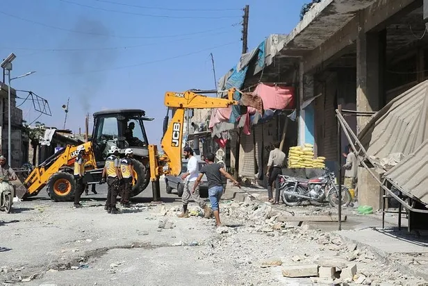 İdlib'e Esed rejimi ve Rus hava saldırıları sürüyor! Çok sayıda ölü ve yaralı var-5