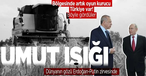 SON DAKİKA: Gözler Başkan Erdoğan-Putin zirvesinde! Dünya böyle gördü: Bu bir umut ışığı