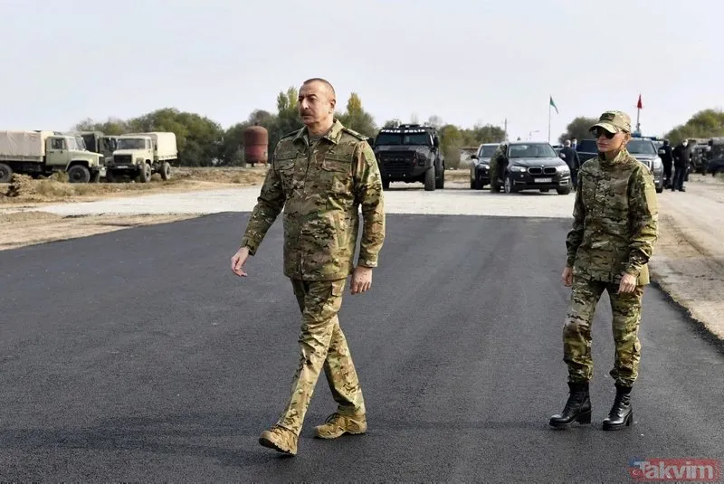 Azerbaycan Cumhurbaşkanı İlham Aliyev, 28 yıl sonra Karabağ'da zafer turu attı