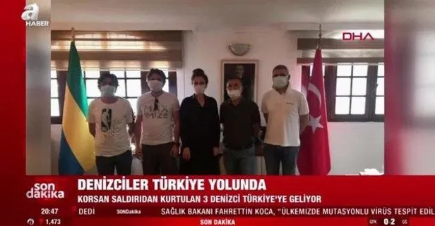 Son dakika: Korsan saldırısına uğrayan geminin 3 mürettebatı Türkiye’ye dönüyor