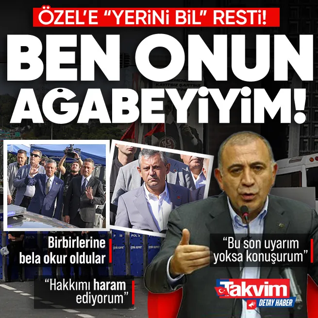 CHPde İstanbul kaosu! Gürsel Tekin Ben onun ağabeyiyim, hakkım haram olsun deyip Özgür Özele saydırdı: Bu son uyarım konuşurum