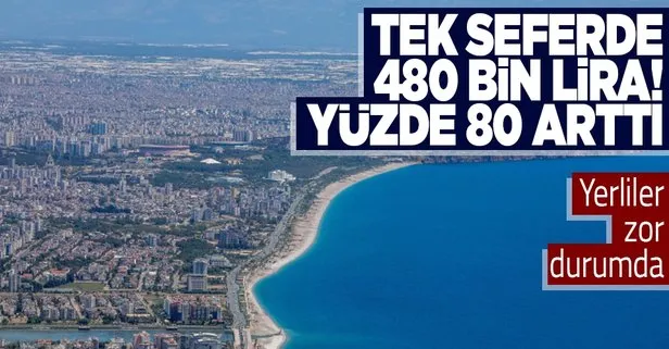 Savaş ekonomisi! Antalya’da yüzde 80arttı