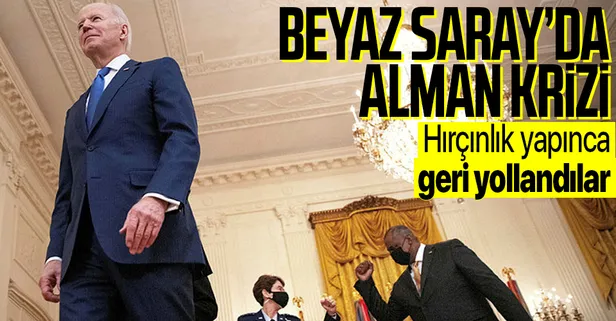 Beyaz Saray'da Alman krizi! Saldırgan davranışları geri adım attırdı