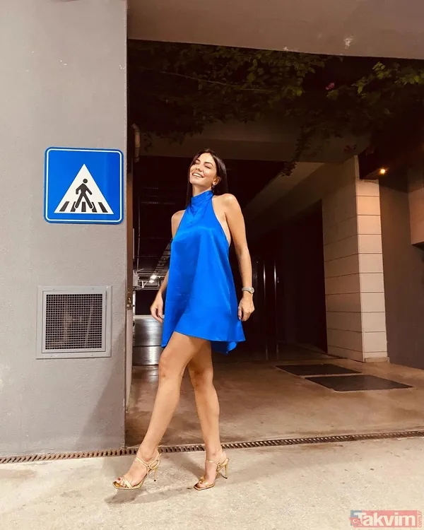 Demet Özdemir göğüs dekoltesinden vazgeçti süper minisiyle şov yaptı! Ünlülerden beğeni yağarken gözler Oğuzhan Koç’a çevrildi - 6