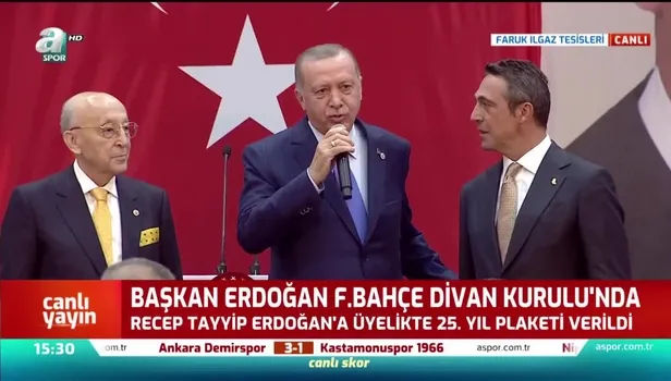 Başkan Erdoğan'dan Ali Koç'un davetine yanıt