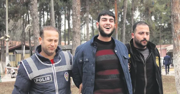 Katil gülme krizine girdi