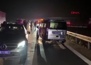 Bolu otoyolunda zincirleme kaza: 7 yaralı