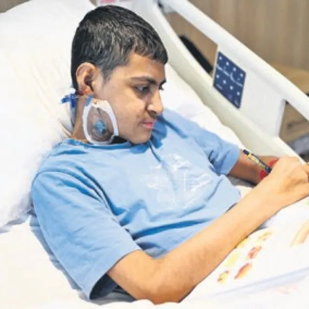 Hastane odasında LGS zaferi