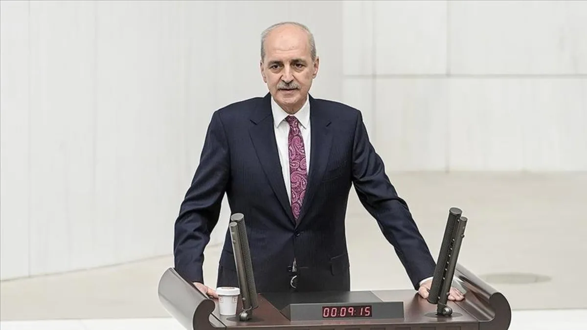 TBMM Başkanı Numan Kurtulmuş'tan Başkan Erdoğan ve siyasi parti liderlerine "Terörsüz Türkiye" teşekkürü