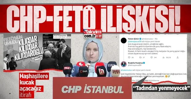 CHP yine FETÖ’ye göz kırptı! Fatma Yavuz’dan firari Hakan Şükür’e skandal mesaj...
