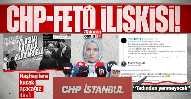 CHP yine FETÖ'ye göz kırptı! Fatma Yavuz'dan firari Hakan Şükür'e skandal mesaj...