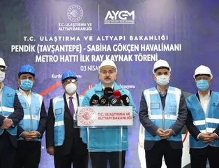 İlk ray kaynağı bugün yapıldı! Sabiha Gökçen Havalimanı metroyla Kadıköy'e kesintisiz bağlanıyor