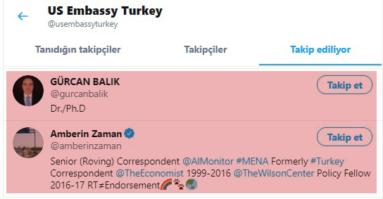 Skandal beğeni sonrası özür üstüne özür dileyen ABD Büyükelçiliği'nin takip listesi FETÖ'cü kaynıyor-3