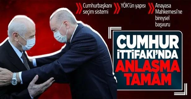 SON DAKİKA: AK Parti ve MHP yeni anayasa konusunda anlaştı! Yüzde 50+1 devam AYM’ye bireysel başvuruda revize