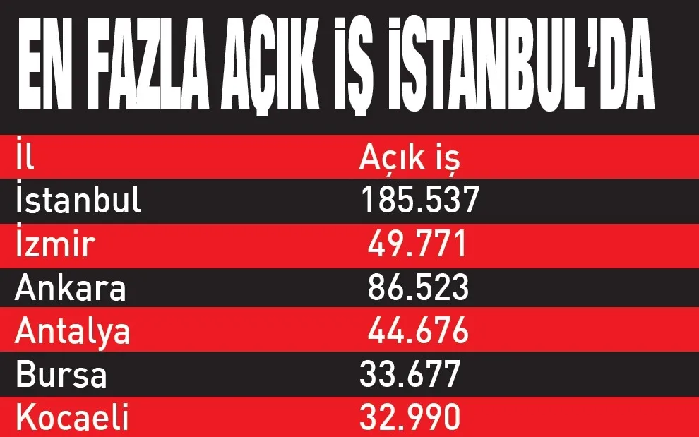 1781040493376.jpeg İŞKUR mayıs verilerini açıkladı: Türkiye genelinde en çok eleman aranan meslekler ve şehirler belli oldu-6