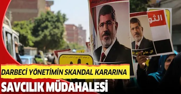 Son dakika... Darbeci Mısır yönetiminin skandal Muhammed Mursi kararına savcılık müdahalesi