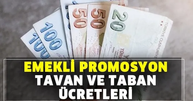 Rakamlar tek tek açıklandı! Emekli promosyon taban ve tavan ücretleri ne kadar oldu? Kime kaç TL ödenecek?