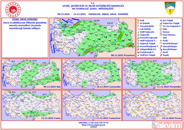 Soğuk dalga güçleniyor! Sarı kodlu kar ve fırtına alarmı verildi! İstanbul buz kesecek - 9