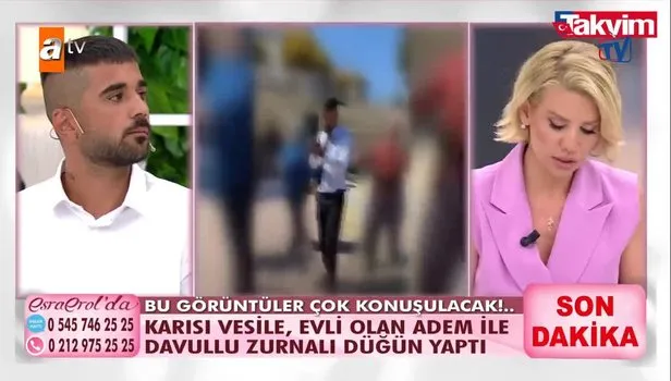 Esra Erol’da Mustafa Bey canlı yayında gözyaşlarına boğuldu: ‘’Karım Vesile, evli olan Adem ile düğün yaptı’’